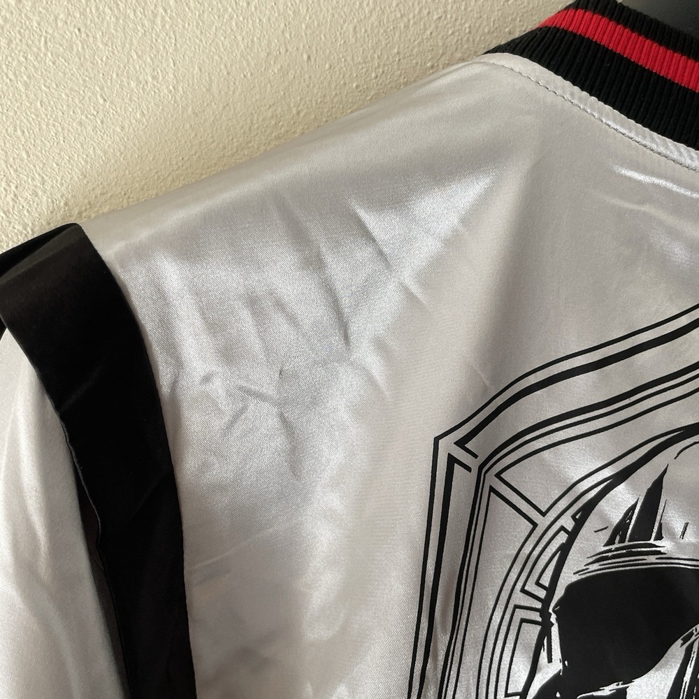 Her Universe Star Wars Captain Phasma Satin Bomber Jacket - Picture 14 of 14